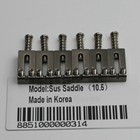 6 Pcs Stainless Steel Bridge Saddles 10 5mm For Stratocaster Tremolo Bridges
