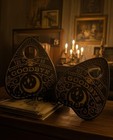 Haunted Active Spirit Ouija Board Planchette Curse Baphomet Moon Abandoned Found