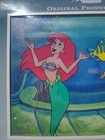 Vintage Disney Production Cel The Little Mermaid Ariel Flounder W Coa Tv 1994