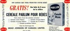  4  1950-60s  Gerber  French Canadian Baby Food Coupons Jus D orange  Cereals