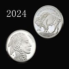 2024 1 Oz Silver Mason Mint Buffalo Round 1 Troy Ounce Fine Silver In Stock-