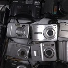 Lot Of 25  For Parts Vtg Cameras Nikon  Canon  Sony  Pentax  Kodak  Olympus Etc