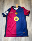 Nike Fc Barcelona Pedri  8 Dri-fit Soccer Jersey Size S Blue red