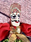 Indian Traditional Vintage Rajasthani  Doll Puppet Paper M  ch    Double Sided    