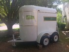 White And Gold Vintage Horse Trailer Bar
