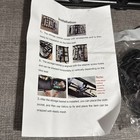 Large Bike Basket Rear Rack With Cargo Net Liner   Cover 13x17x6