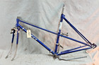 1977 Takara Mixte Vintage Road Bike Frameset 50cm Small Blue Lugged Butted Steel