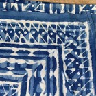 Mughal India Fabric Hand Block Textile Woven 60   x90    Central Cottage Emporium