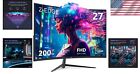 27-inch Fhd 1080p Curved Gaming Monitor  200hz Refresh Rate  Eye Care Tech
