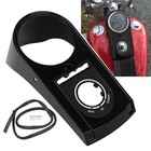 Gloss Black Speedometer Dash Panel Cover For Harley Night Train Softail Flstn