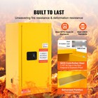 Uimoso 16 Gal Capacity Flammable Storage Cabinet For Flammable Liquids 1 Door