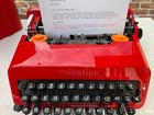 Olivetti Valentine Red Typewriter Overhauled Mirror Finish Mint Condition Tested