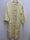 Joli  Vtg Kimono Robe Dress Womens Large Yellow Embroidred Made In Japan