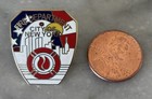 New Fdny Fire Department City Of New York Shield W  Eagle Pinback Lapel Hat Pin