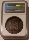 Great Britain 1731 Dassier Bronze Medal Of King Edward Iv E-20 Au58 Bn Ngc