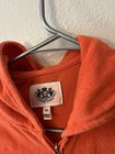 Juicy Couture Velour Track Jacket Girls Sz Xl Full Zip Hoodie Couture Orange