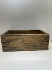 Vintage Rustic Wooden Crate   Primitive Reaclaimed Barn Wood Box 12x 4 3 4   