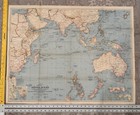 1941 National Geographic Indian Ocean Australia New Zealand Wwii Map