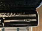 Bundy Flute Silver  W case Circa 1950   Made In Elkhardt Indiana