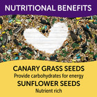 9 Lb Premium Cockatiel Bird Food Mix Seeds With Probiotics Fortified Blend New
