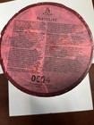Partylite 8 x6    3 Wick Burgundy Pillar Candle 0504 Retired Mulberry Scentseepics