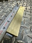 Brass Flat Bar 2 x3 8 Thick C360  6  Long Solid Plate Mill Stock Bar  1 5