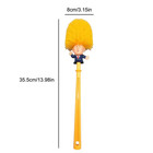 Donald Trump Toilet Brush Yellow Pole Holder Bathroom Cleaning Tool Set  Fun Toy