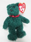 Ty 2001 Holiday Teddy  Jingle Beanie  Pristine Clean  Mint Brand New W mint Tags