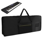 61-key Portable Electric Piano Keyboard Case  Padded Gig Bag With Strap   Pocket