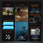 Svbony Svgo3 Action Camera 4k Hd Waterproof Dual Screen For Surfing And Diving