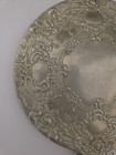 Victorian Hand Held  Silver Plated Mirror Vintage