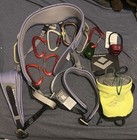 Used Black Diamond Climbing Harness Purple M Climbing Accessorie Chalk Bag Belay