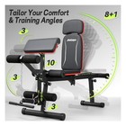 Adjustable Weight Bench With Leg Extension And Leg Curl  1200 Lbs