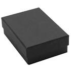 100 200 500 1000pcs Black Jewelry Boxes Black Cotton Filled Boxes Gift Boxes