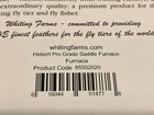 Whiting Hebert Miner Furnace Rooster Saddle  Pro Grade  Fly Tying