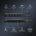 Tesmart 8x1 Hdmi Kvm Switch 8 Port 4k 30hz  Usb2 0 Rackmount Kvm Enterprise
