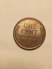 1943 D Wheat Penny Solid Copper Rare    Vf Non-magnetic   tarnished