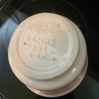 Vintage Mcm Haeger Usa Planter Pot Creamy White Ceramic Glazed 6   3833