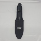 Discontinued Sog Spirit Spear Head   Fixed Blade Survival Knife   Sheath Black