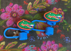 2 New Silicone Straw Toppers Florida College Team Logo Straw Cap Topper Ncaa New