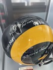 Marshal Faulk Inscribed Signed Autographed Full Size Rep Helmet Rams Jsa Coa
