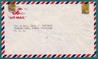 1948 Chinkiang  china  To N c   usa   air Mail  Cover - 9 Stamps Nice Condition