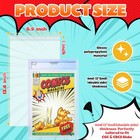 50 Pcs Resealable Graded Comic Book Bags clear Plastic Comic Sleeves For Cgc And