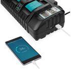 Dc18sf 4-port Charger For Makita Lithium Battery 18v Lithium-ion Rapid Optimum