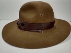 Vintage Scout Master Hat Boy Scouts Of America Stetson Size 6 7 8 Bsa Hat Band