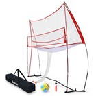 Volleyball Training Equipment Practice Net Station 14 X 11ft For Hitting Serving