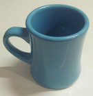 Smokey Row Coffee Co  Blue Ceramic Diner Style Coffee Mug- Rare Design