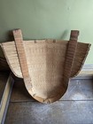 Antique Tudung Asian Rice Harvest Basket Rain Cap Bamboo Philippines 