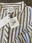 Lili Sidonio Womens Size Large Button-up Long-sleeve Cotton Top New With Tags