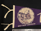 Vintage Felt Pennant - Split Rock Lighthouse  Two Harbors Minnesota